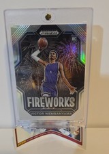 2023 Panini Prizm Draft Picks - Fireworks Victor Wembanyama #1 Silver Prizm (RC)