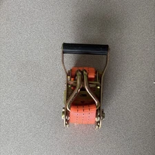 Ratchet Tie Down Strap 2” Short End with S-Hook — Heavy Duty Ratchet Buckle New