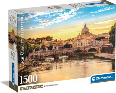 BESUCHE DEN CLEMENTONI-STORE Clementoni Rome Puzzle 1500 Teile Erwachsene - Puzzle Erwachsene in 59,2 X 84,3