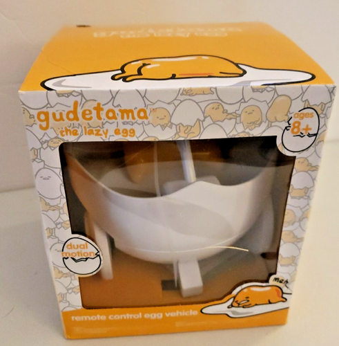 Gudetama™ The Lazy Egg Remote Control Egg Vehicle Open Box Fast Shipping  - Afbeelding 1 van 11