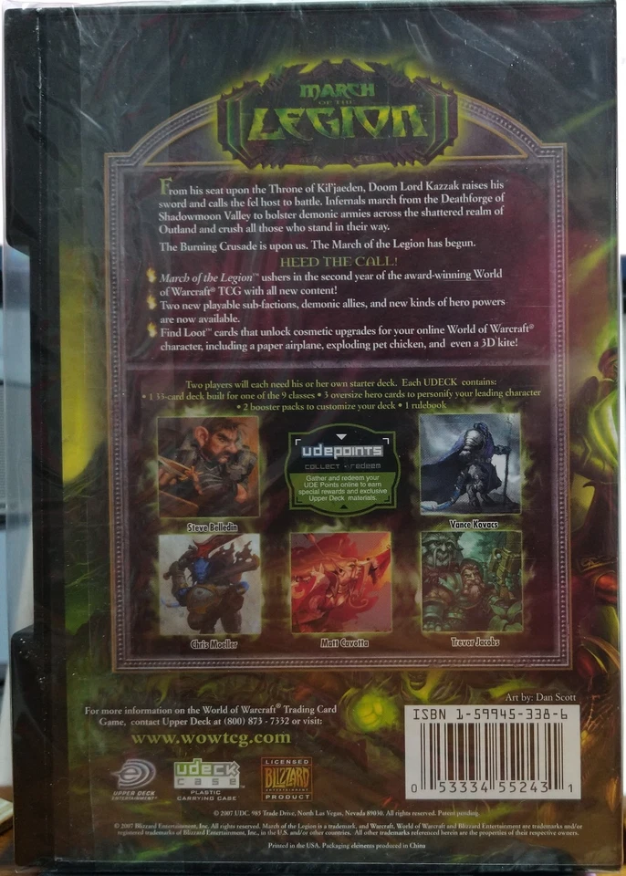 World of Warcraft TCG March of The Legion Starter Deck NEW/FACTORY SEALED - Image 2 of 2