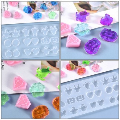  2 Pcs Ohrring-epoxidform Kristall-epoxidform -Formen Für Epoxidharz