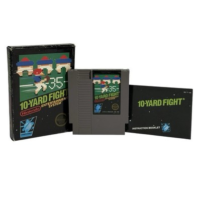 10-Yard Fight NES Black Box NTSC USA CIB komplett 3 Schrauben getestet funktioniert
