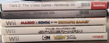 Nintendo Wii Original Game Cases Mario  Sonic, Spider-Man, Cars 2, Sonic Colors