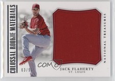 2018 National Treasures Colossal Rookie Materials 63/99 Jack Flaherty 1rb3