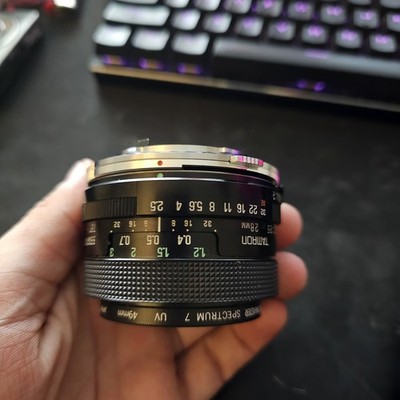Tamron 28mm f2.5 BBAR MC Wide Angle Prime Lens Adaptall Olympus OM #B144