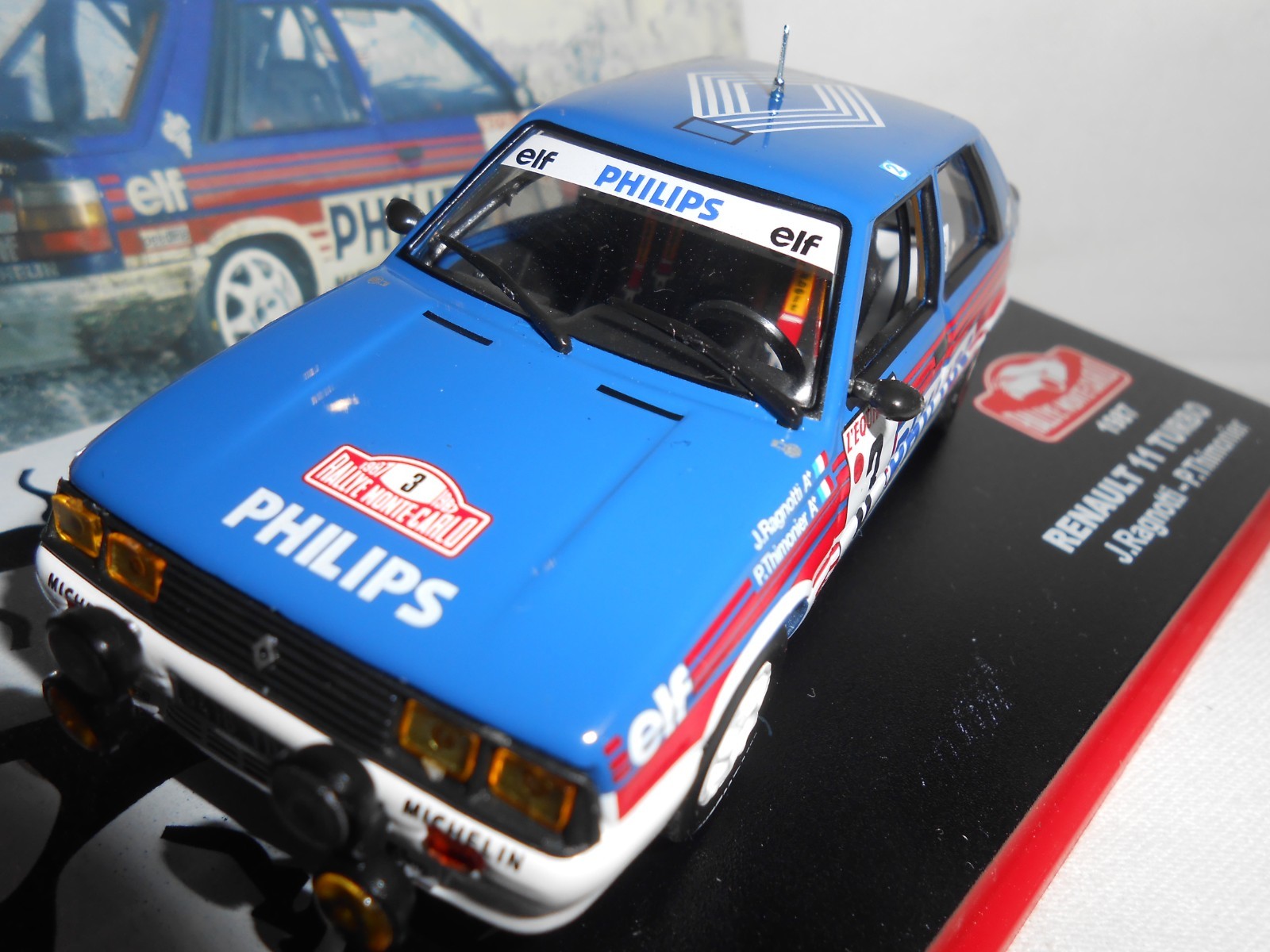 Renault 11 Turbo Rallye 1987 1/43ème idée cadeau pour passionné