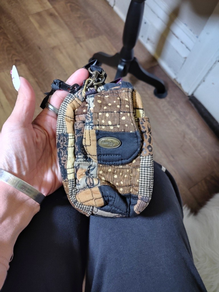 Vtg Patchwork Boho Hippie Donna Sharp Crossbody W… - image 17