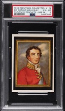 1933 REEMTSMA CIGARETTES GESTALTEN DER WELTGESCHICHTE SIR ARTHUR WELLESLEY PSA 6