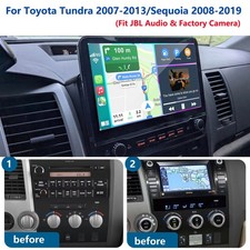 Car Stereo Apple Carplay Radio with JBL For Toyota 07-13 Tundra Sequoia 08-19