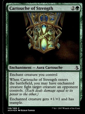 2017 Amonkhet  Foil Cartouche of Strength Expansion/Common #158