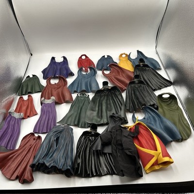 Lot of 20+ Marvel Legends DC Cape Fodder 6'' Hood Cloak Mixed