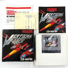 Nintendo Virtual Boy VB Game Software 4pcs Set Red Alarm Panibon etc