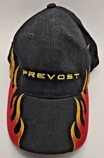 Prevost Slideback Baseball Cap Black One Size Adjustable Embroidered Sportsman