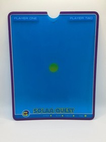 Vectrex Solar Quest GCE 1982 Game Cartridge with Overlay