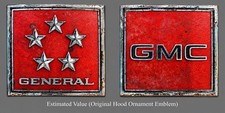 Hood Ornament For A Gmc Truck Missing Pedestal Double Sided