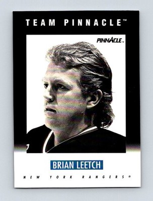 1991-92 Pinnacle #B3 Brian Leetch Team Pinnacle New York Rangers