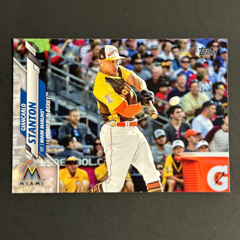 GIANCARLO STANTON Card LOT 6 MINI Kimball Champions Refractor Yankees ...