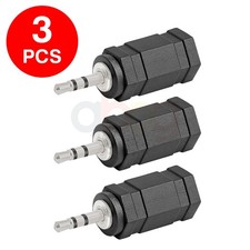 3PCS 3.5mm Stereo Male Plug to 2.5mm Stereo Female Jack Audio Adapter Converter