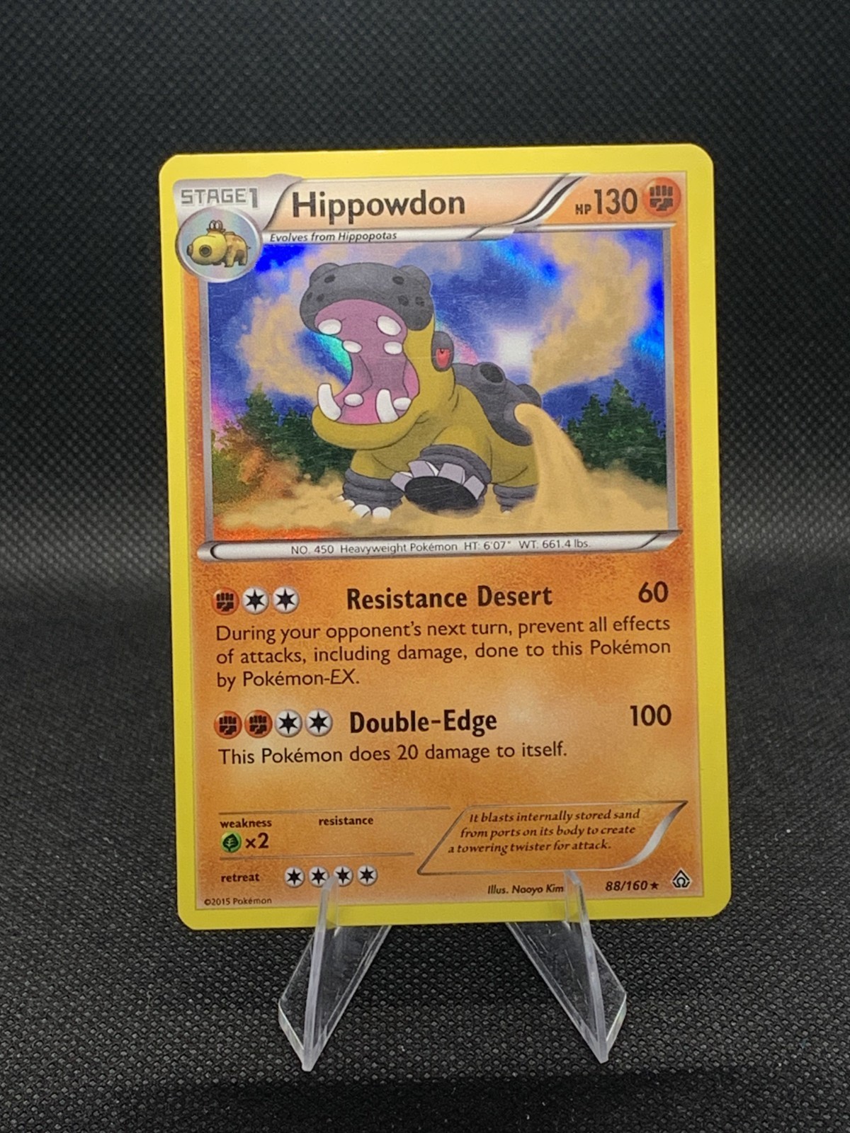 Hippowdon 88/160 - Holo Rare - XY Primal Clash 2015 - Pokémon TCG