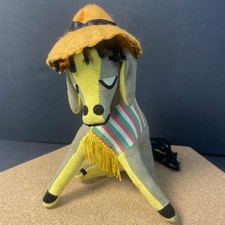 1960'S R. Dakin Dream Pets Plush Poncho Donkey Burro Hat Blanket Vintage