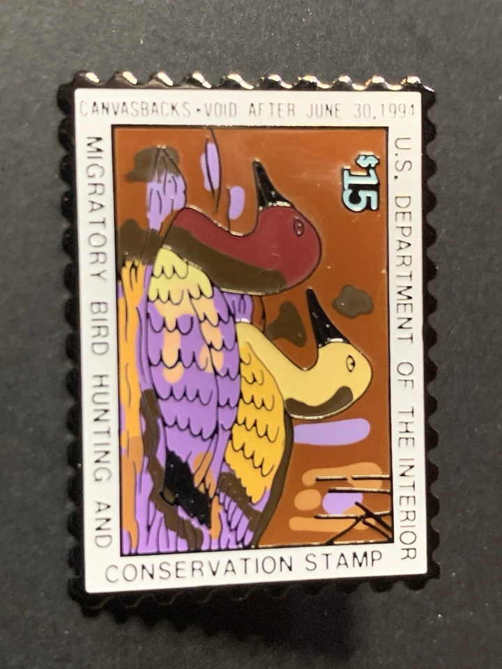 Migratory Bird Hunting And Conservation Stamp - Federal Duck Stamp Pin - Image 2 of 4