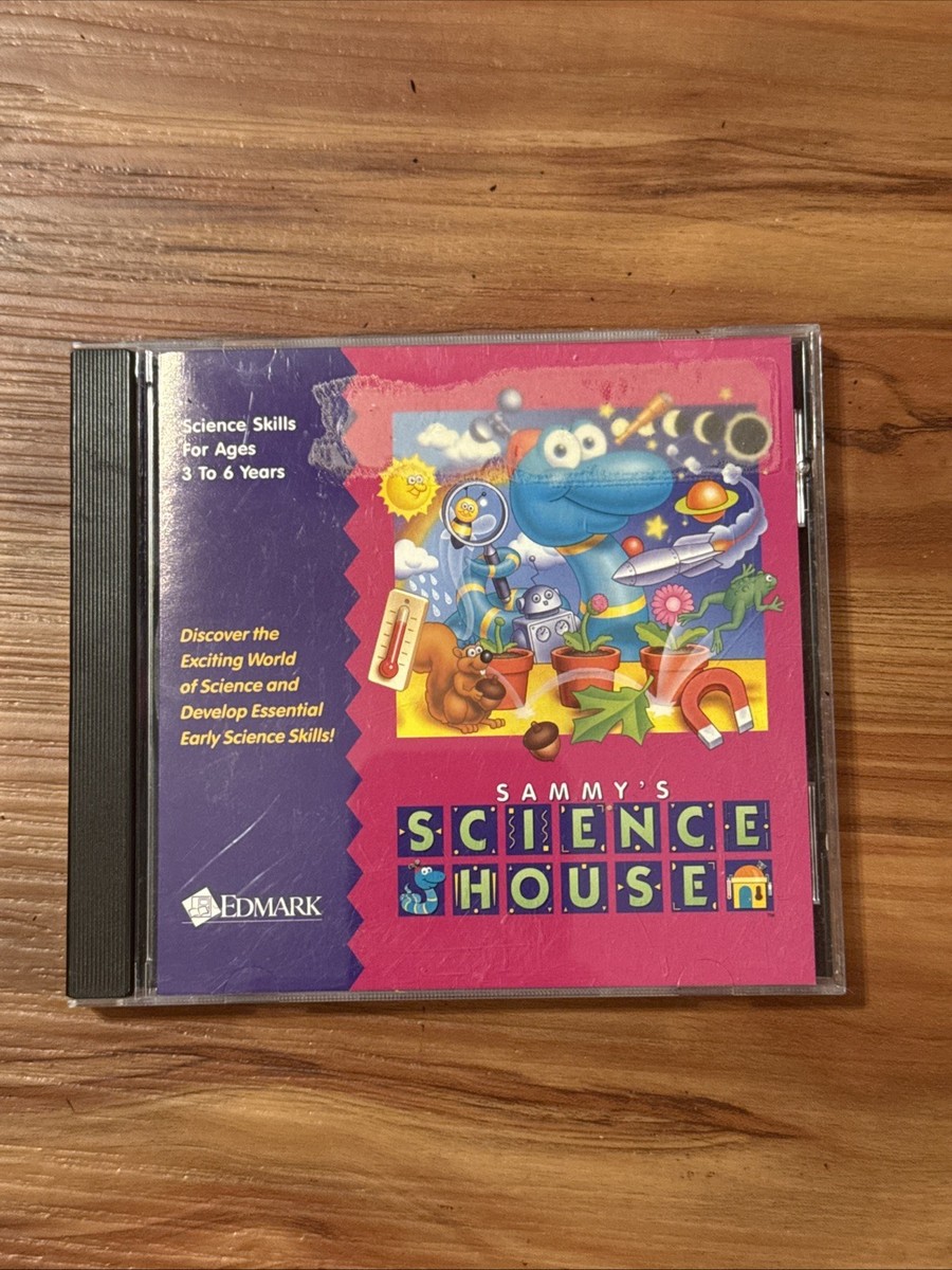 SAMMY'S SCIENCE HOUSE VINTAGE LEARNING CD-ROM PC GAME AGES 3-6 | eBay