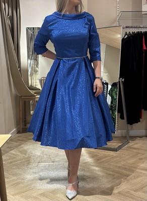 Veromia dress style VO0936 cobalt blue 