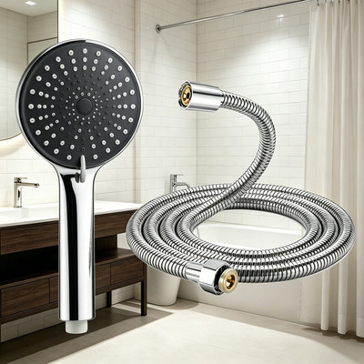 3 Spray Settings High Pressure shower Head with Filter, Handheld Rainfall Combo