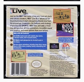 NBA Live 96 PSA 9.2 A+ Nintendo Game Boy Gameboy NOT WATA CGC VGA New Sealed