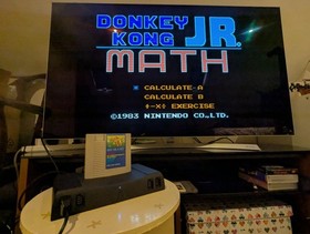 Donkey Kong Jr Math | Nintendo NES | PAL | Hong Kong Version | 1986