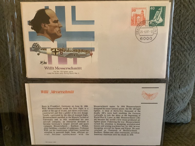 Fleetwood FD C The Pioneers Of Flight Ernst Heineken / Willi Messerschmitt