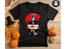 Will Kill for Food | Jason Meme Graphic Tee | Funny Halloween Shirt