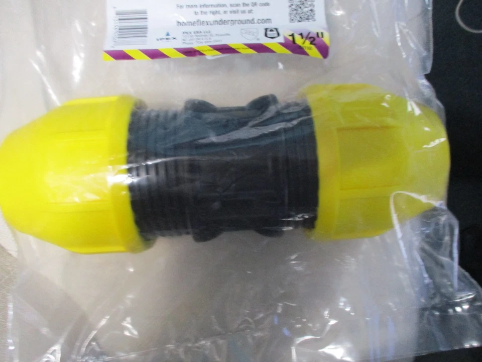 Home-Flex 18-429-015 Underground 1-1/2" x 1-1/2” Coupler for IPS Poly Gas Pipe - Image 2 of 4