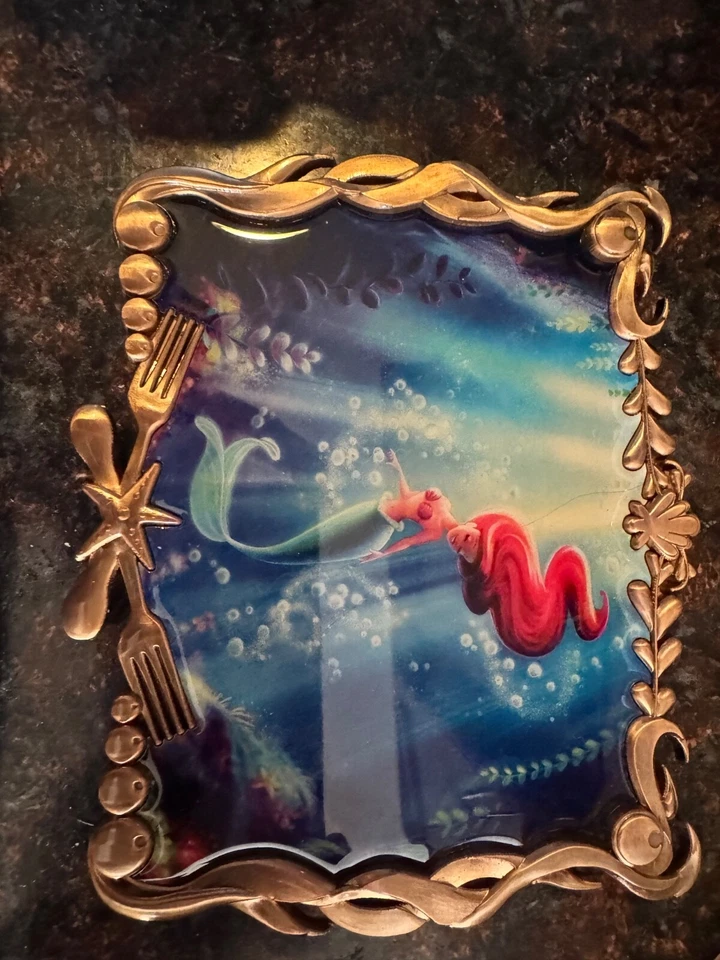 acme le 100 pin disney ariel the little mermaid the grotto photo square  - Image 2 of 4