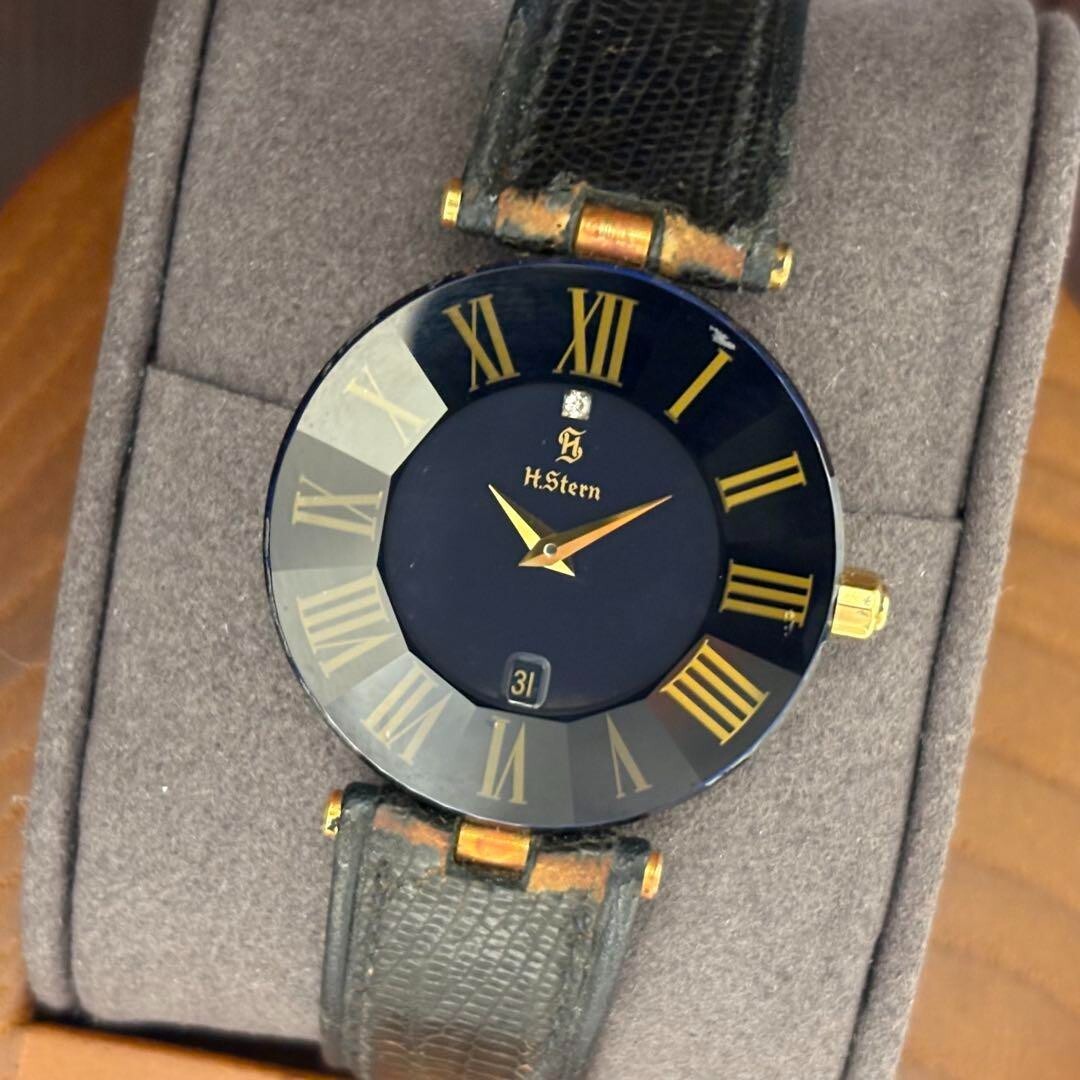 H.Stern 29mm Navy Quartz Watch with 1P Diamond