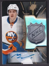 MATHEW BARZAL - 2016 SPx Rookie Extreme Black Holo Shield Auto #EB-MB