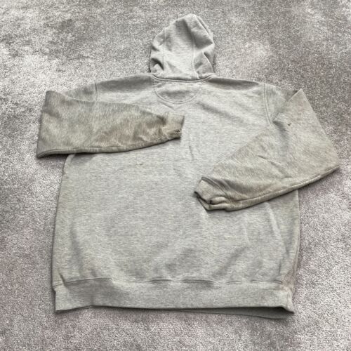 Carhartt K184 Vintage Felpa con Cappuccio Uomo Grande Grigio Coulisse Pullover Logo - Foto 2 di 16