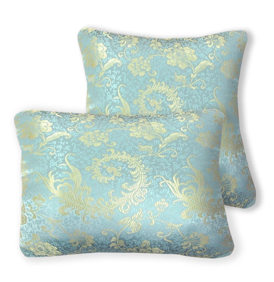 Faux Silk Brocade (Black Background) Jacquard Damask Kimono Fabric Material BL24 - Image 4 of 4