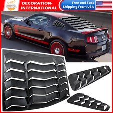 For Ford Mustang 2005-2014 Rearside Window Louver Windshield Sun Shade Cover Gt