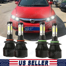 For Honda Civic 2006-2011 Sedan 4dr Replacement Led Headlights Bulbs Kit 6000k