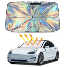 LASER Car Universal Windshield Umbrella Sunshade UV Heat Sun Shade Window Cover