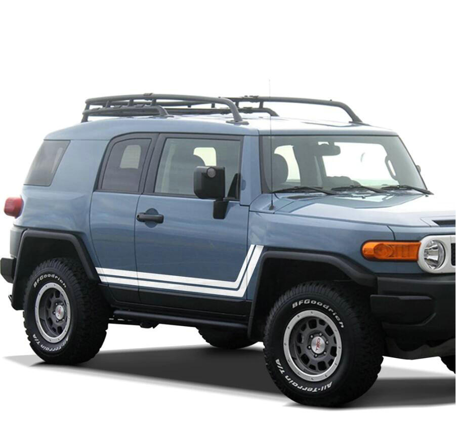 2 PCS Graphic Car Door Sticker Decal For Toyota Fj Cruiser Side