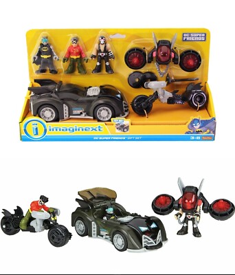 Imaginext DC SUPER FRIENDS GIFT SET Batman Robin Bane