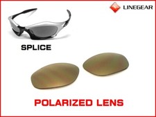 LINEGEAR Gold Mirror - Polarized Lens for Oakley Splice SP-GM-POLA