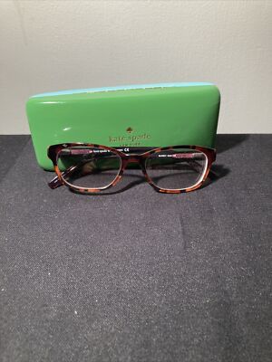Kate Spade Blakely 0JLG Brown Tortoise Purple Eyeglasses  display picture 1