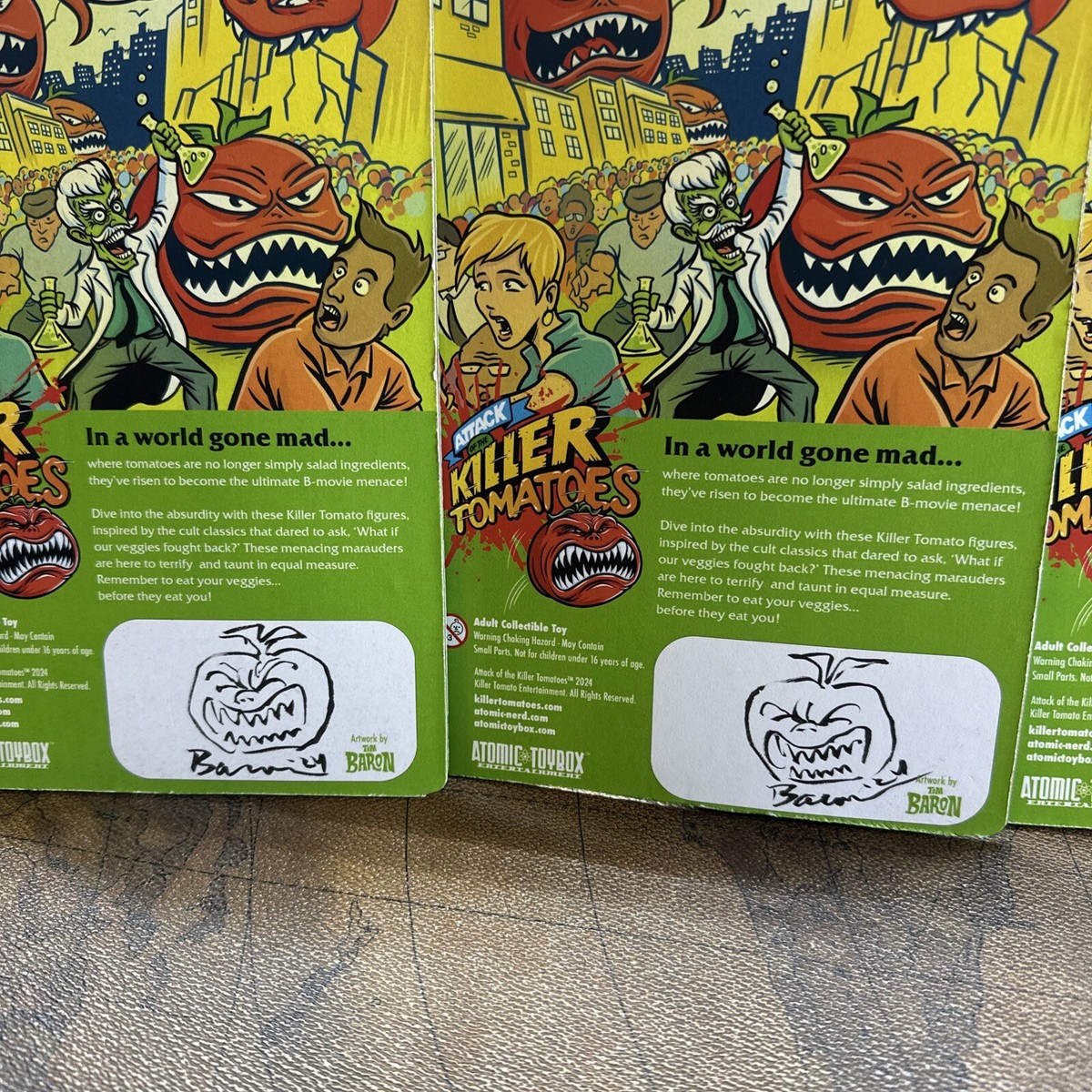 SDCC 2024 Attack Of The Killer Tomatoes Original W/ All Variations