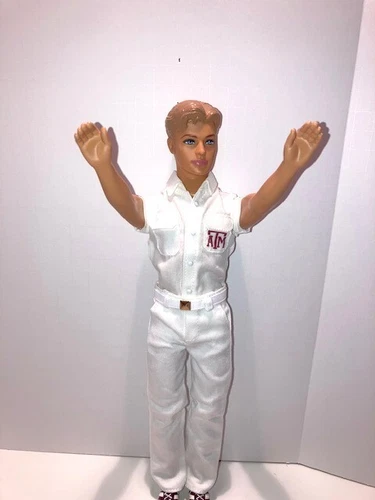 Barbie Ken  Texas A & M -  Aggies  Yell Leader uniform ( Doll Not Included )