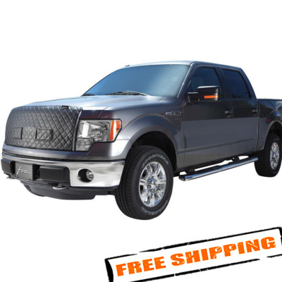 FIA WF922-16 Black Winter Front/Bug Screen for 08-19 Ford E-350/E-450 Super Duty
