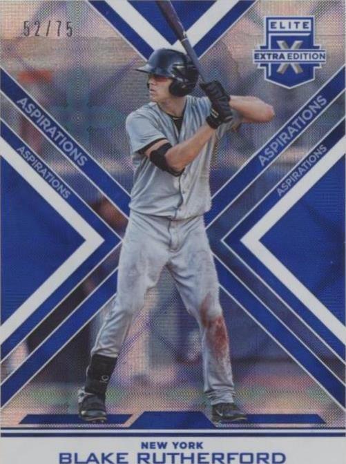 2016 Panini Elite Extra Edition - Blake Rutherford #149 Aspirations ...